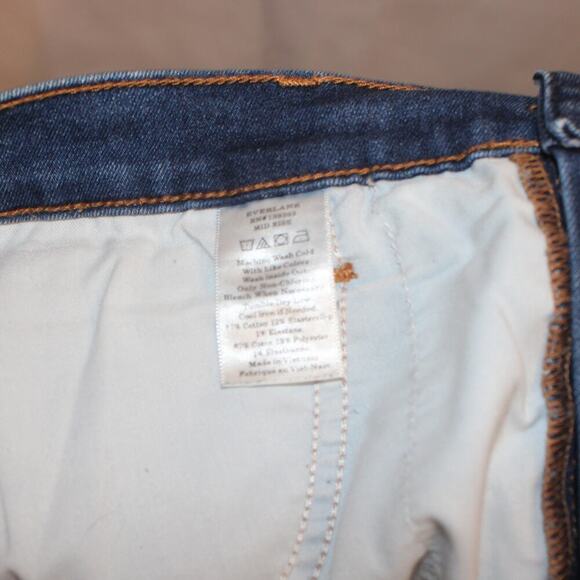 Everlane Women’s High Rise Skinny Jeans Blue Size 32 Regular Pre-Owned - Picture 7 of 8